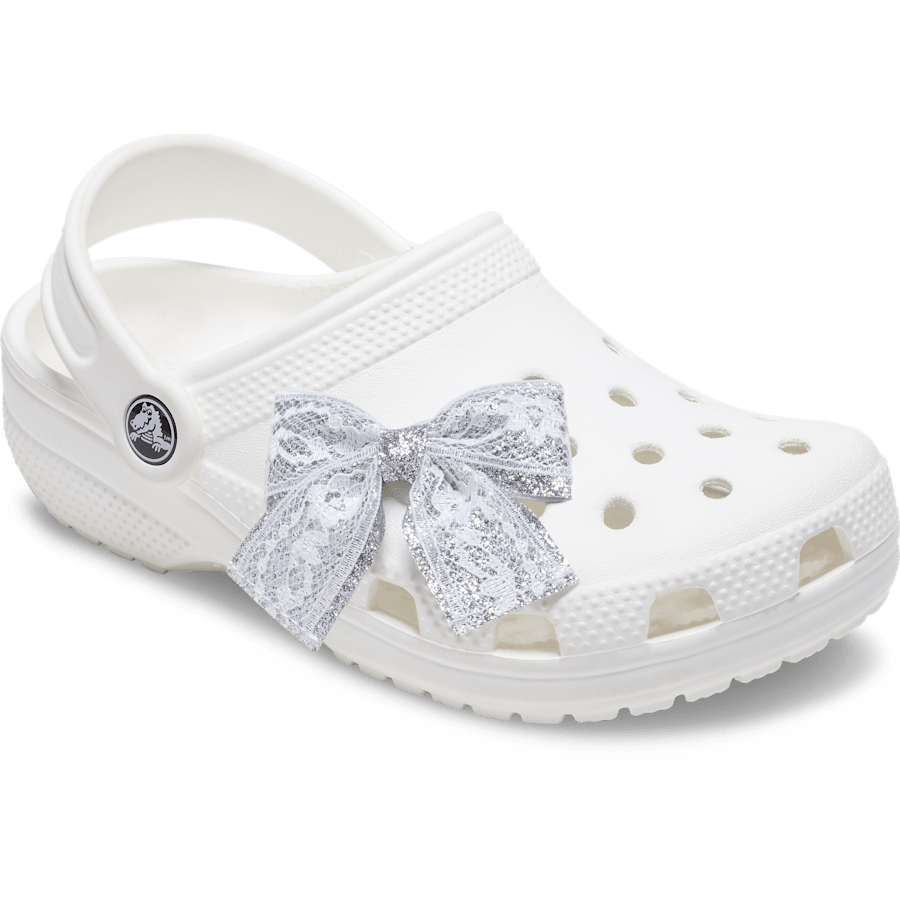Dainty Lacey Bow - charm-on-shoes - Jibbitz Charms