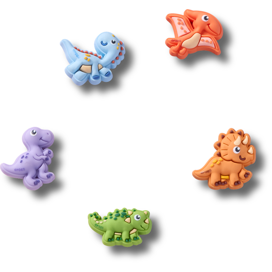 Tiny Dinos 5 Pack - vue accessoire - Jibbitz Charms