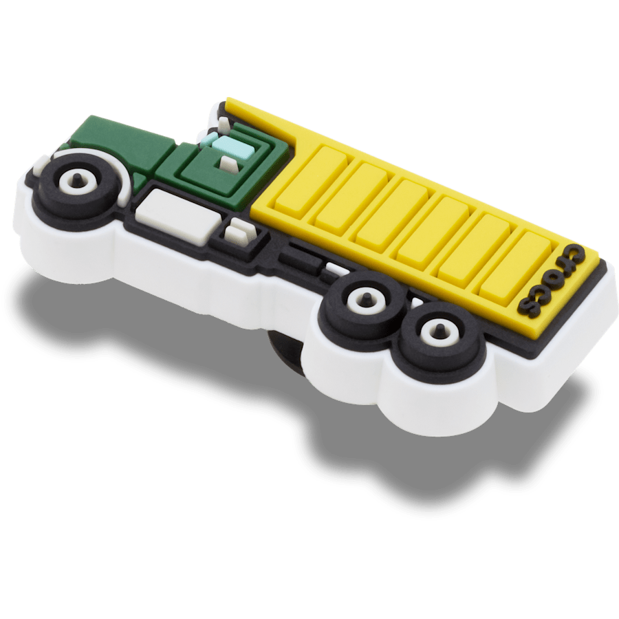 Green Garbage Truck - angle personnalisé - Jibbitz Charms