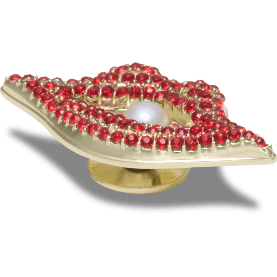 Red Pearl Lips - mukautettu kulma - Jibbitz Charms