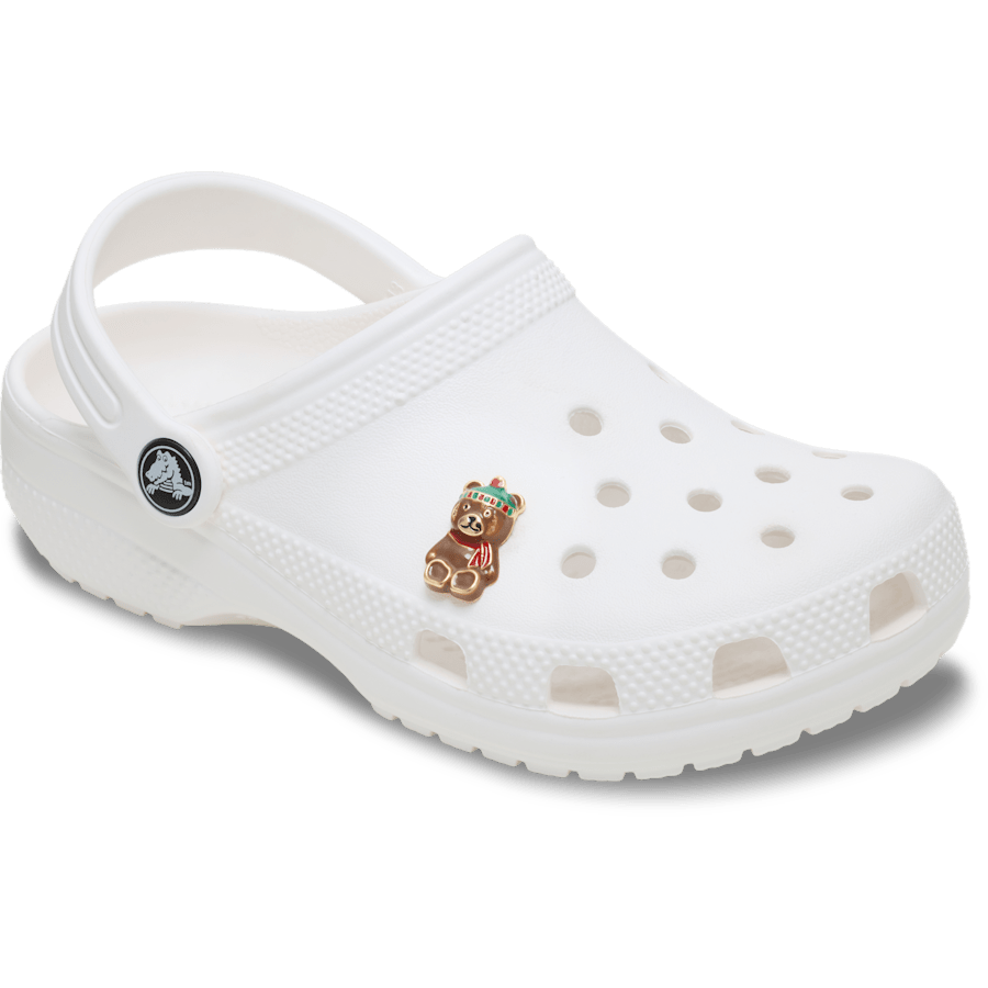 Nostalgic Holiday Teddy Bear - charm-on-shoes - Jibbitz Charms