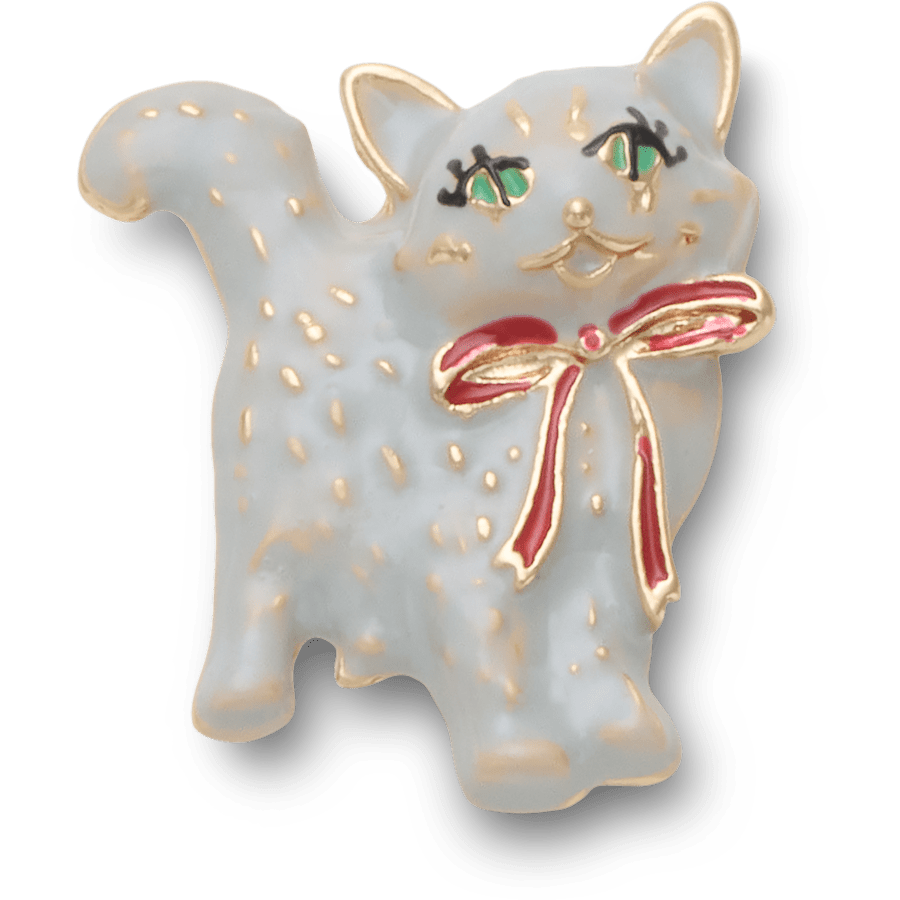 Nostalgic Holiday Kitten - Charm view - Jibbitz Charms