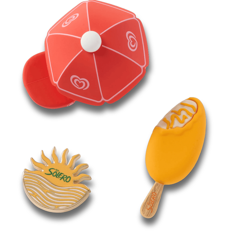 Solero 3 Pack Jibbitz™ Charms - charm view - Jibbitz Charms