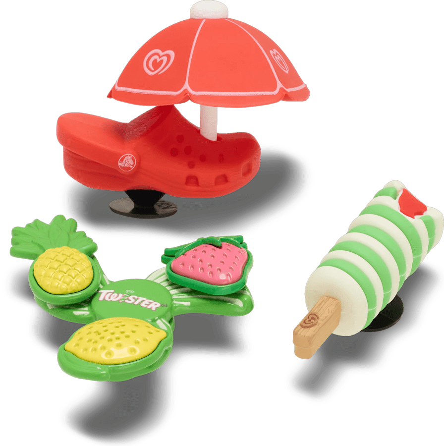Twister 3 Pack Jibbitz™ Charms - Custom Angle - Jibbitz Charms