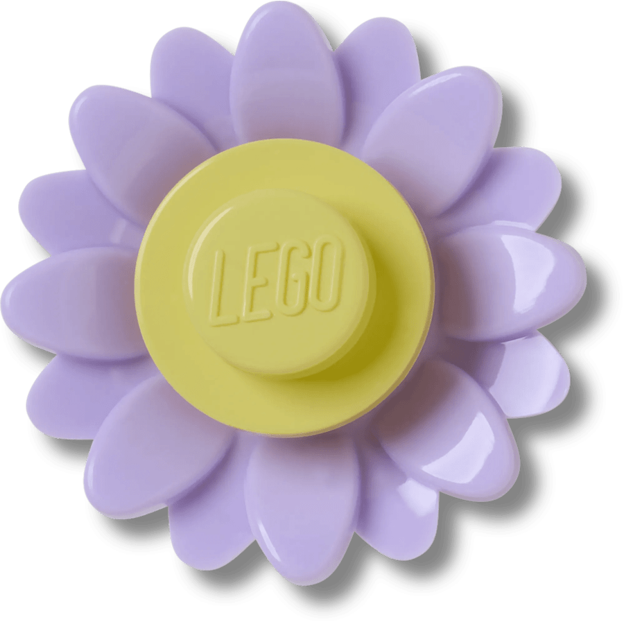 LEGO® Purple Flower - charm view - Jibbitz Charms