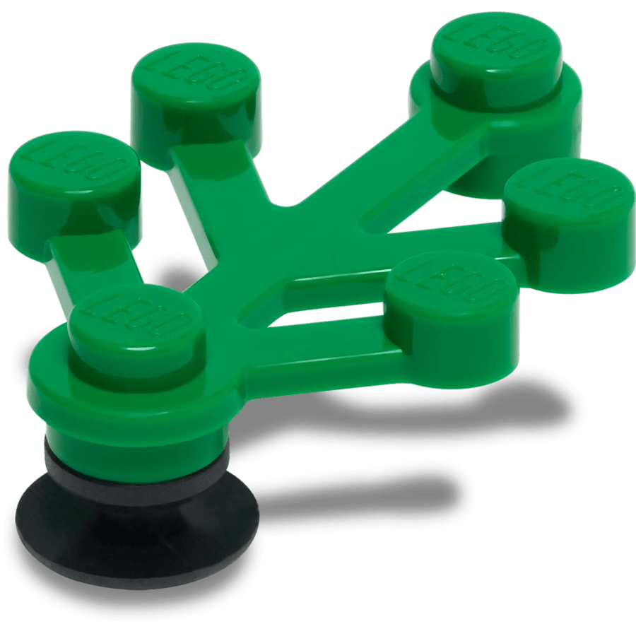 LEGO® Dark Green Leaf - aangepaste hoek - Jibbitz Charms