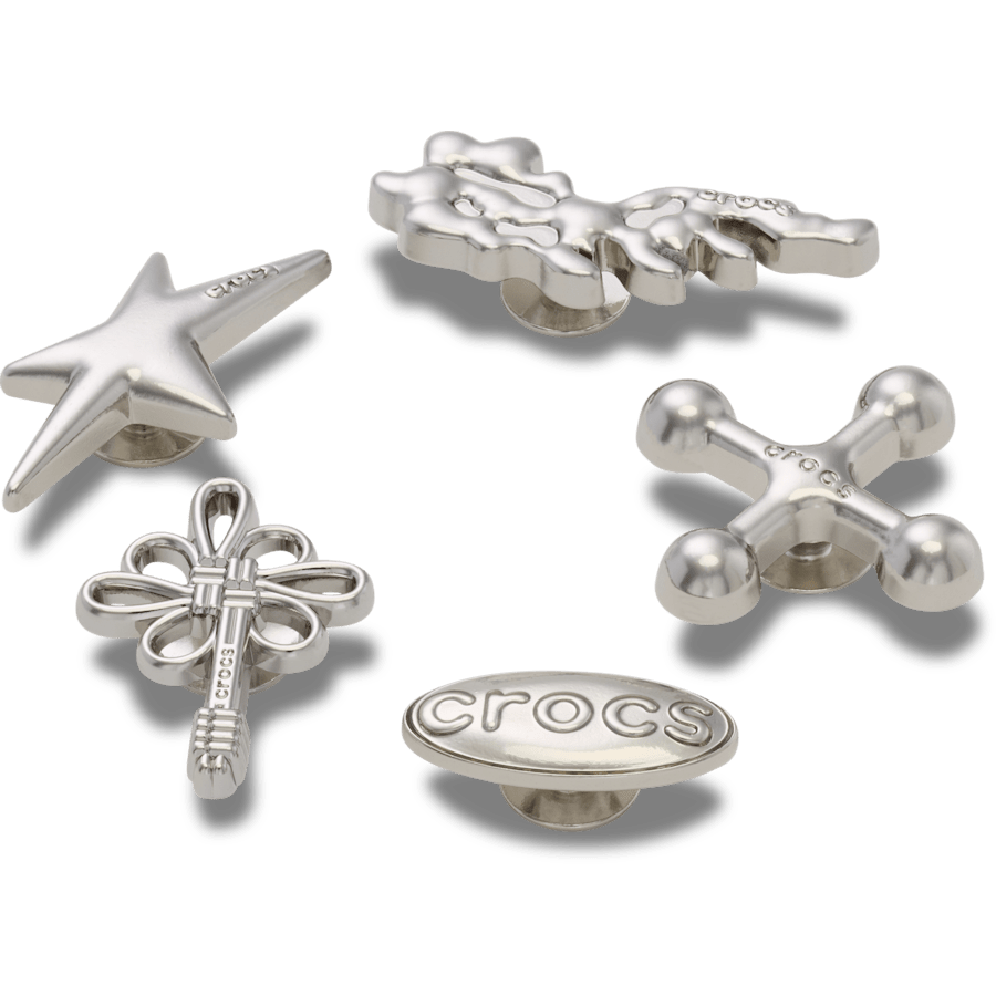 Metal Icons 5 Pack - mukautettu kulma - Jibbitz Charms