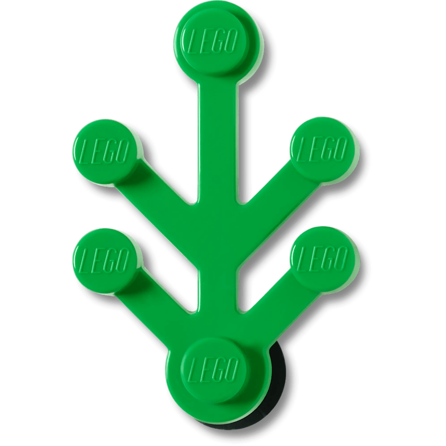 LEGO® Bright Green Leaf - accessoire weergave - Jibbitz Charms