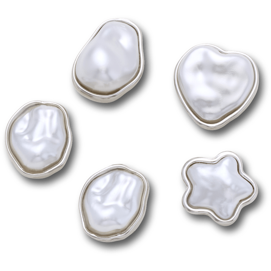 Sandal C Charms Pearl 5 Pack - Charm view - Jibbitz Charms