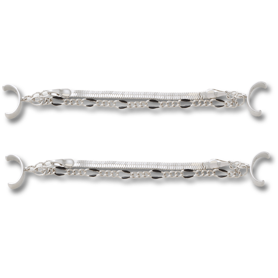 Double Silver Sandal Chain 2 Pack - Charm view - Jibbitz Charms