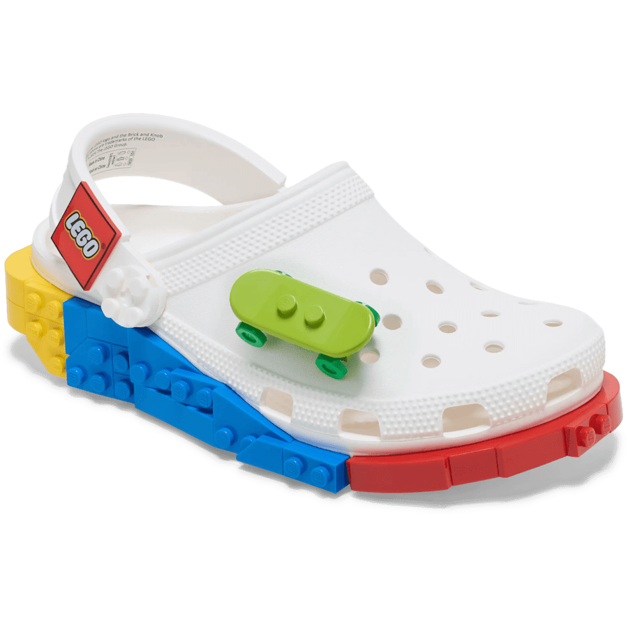 LEGO® Vice Green Skateboard - Charm on shoes - Jibbitz Charms