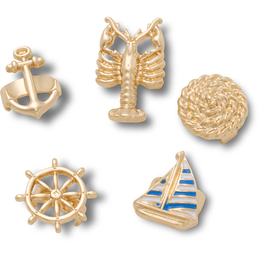Sandal C Charms Nautical Icon 5 Pack - Charm view - Jibbitz Charms