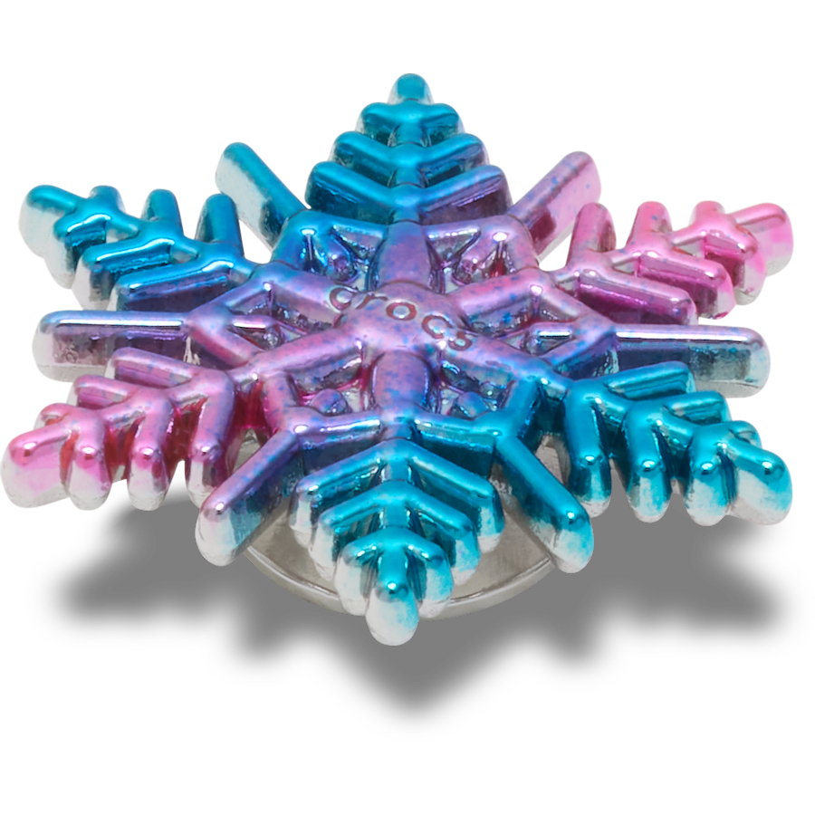 Elevated Gradient Point Snowflake - mukautettu kulma - Jibbitz Charms