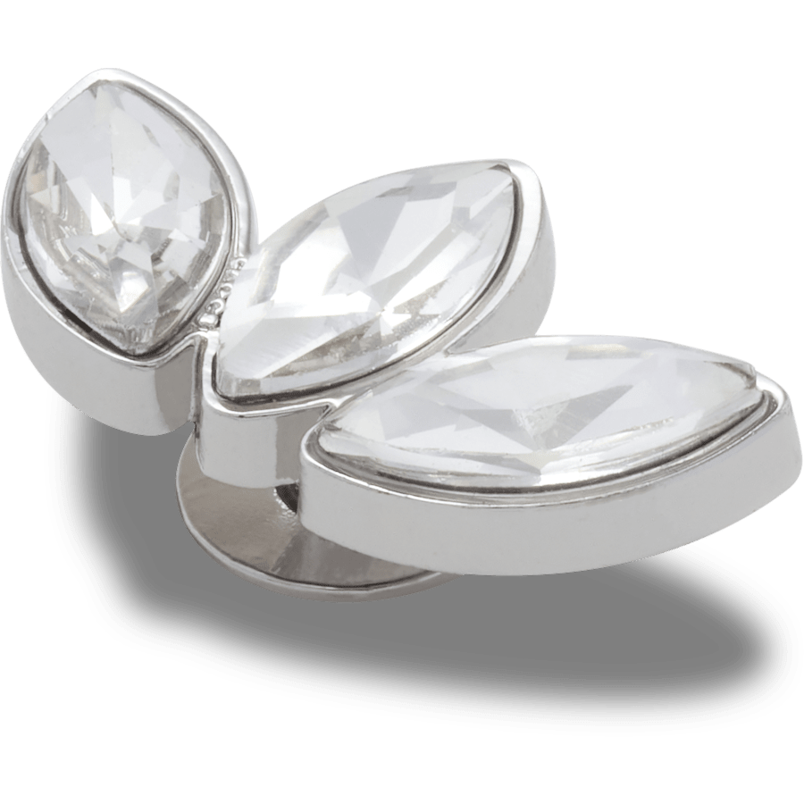 Silver Rhinestone Cluster - mukautettu kulma - Jibbitz Charms