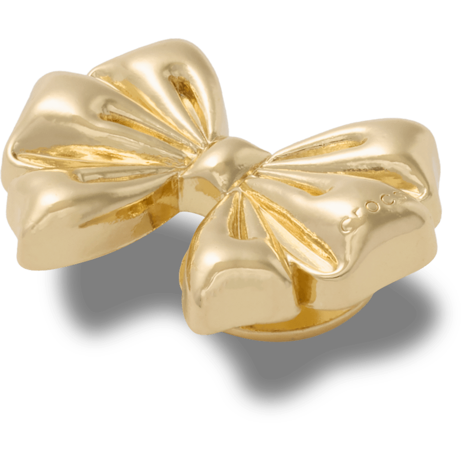Gold Metal Bow - angle personnalisé - Jibbitz Charms