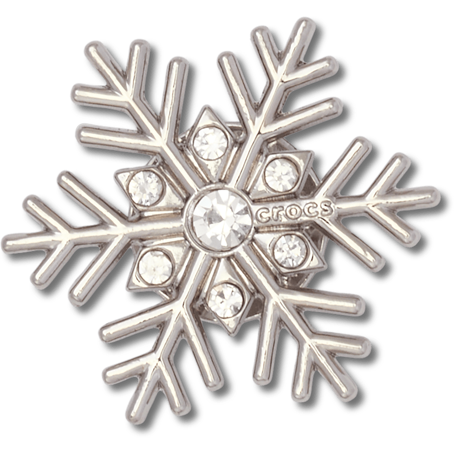Silver Gem Snowflake - vue accessoire - Jibbitz Charms
