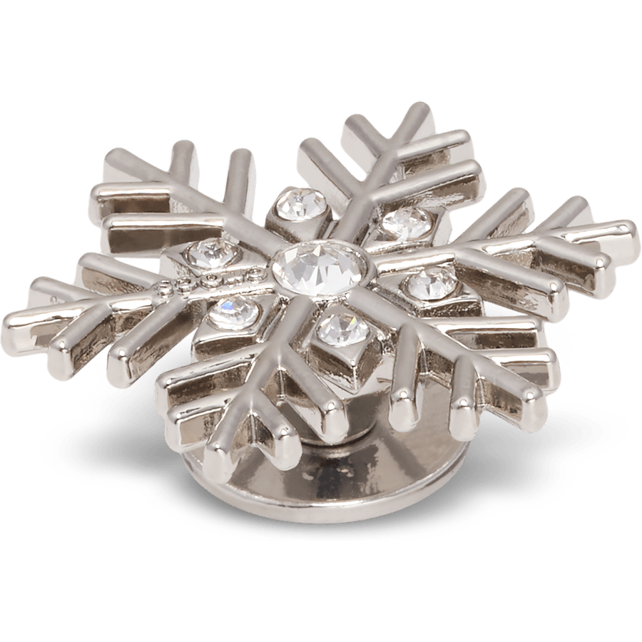 Silver Gem Snowflake - Angle personnalisé - Jibbitz Charms