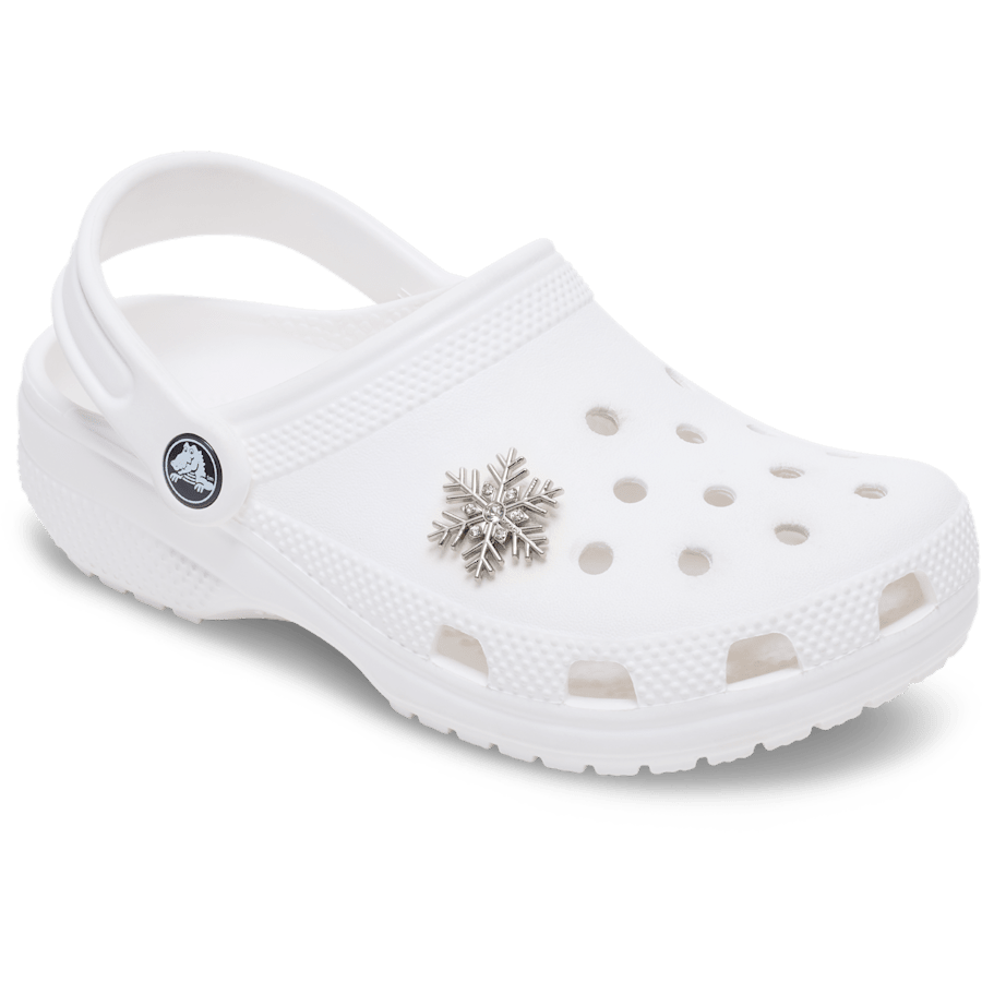 Silver Gem Snowflake - charm-on-shoes - Jibbitz Charms