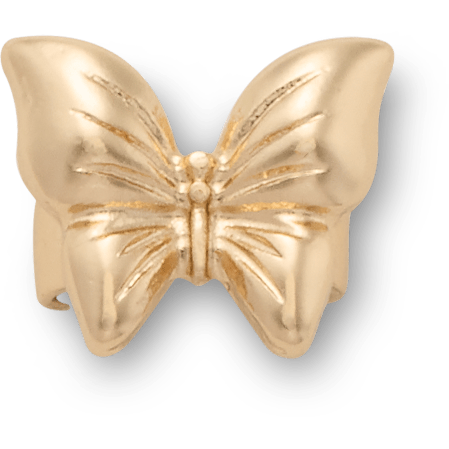 Gold Butterfly Sandal C Charm - Charm view - Jibbitz Charms