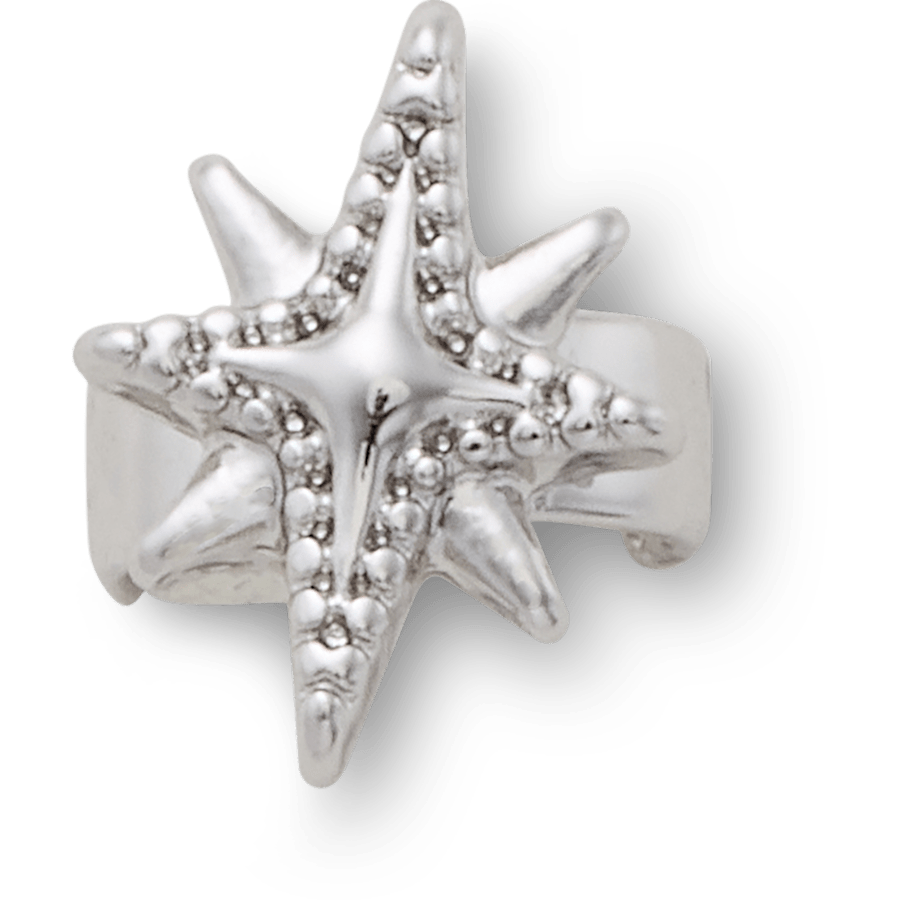 Silver Star Sandal C Charm - Charm view - Jibbitz Charms