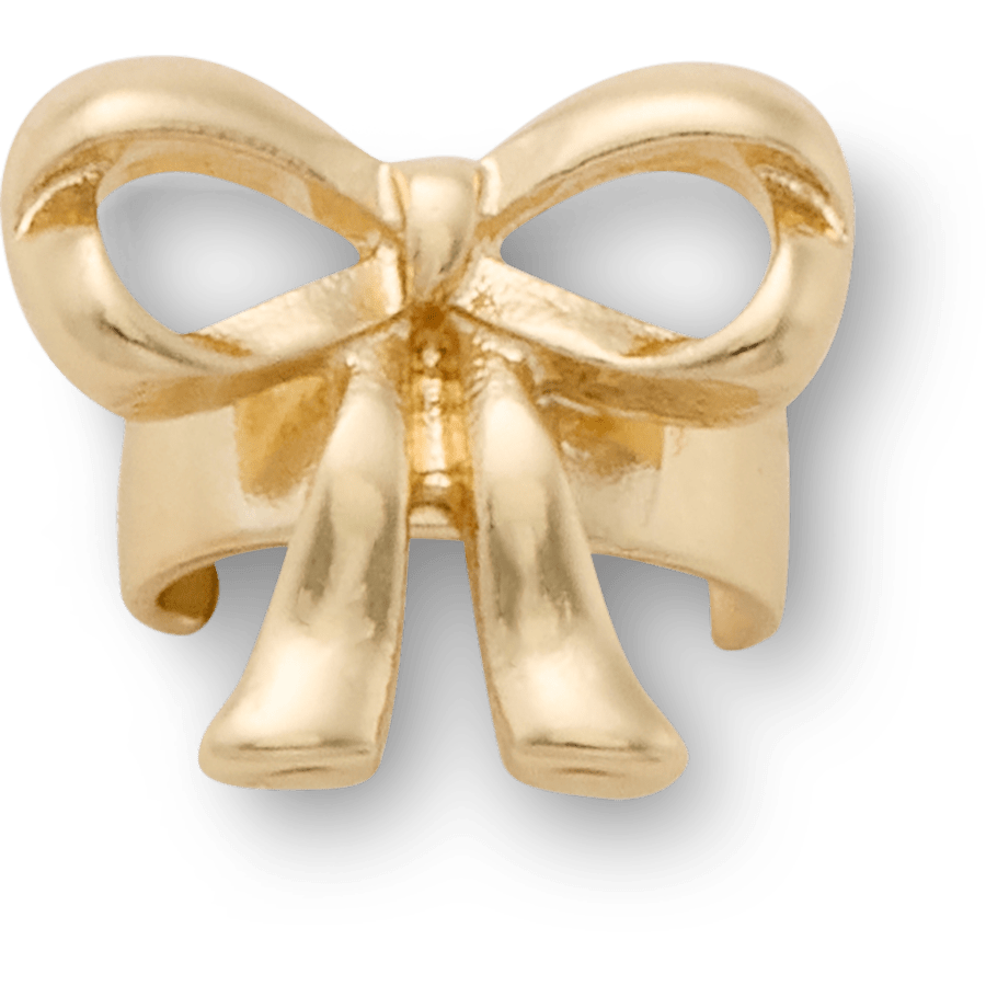 Gold Bow Sandal C Charm - Charm view - Jibbitz Charms