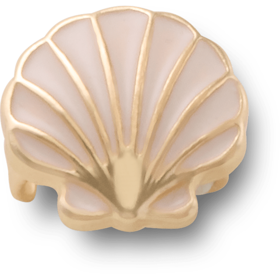 Gold Seashell Sandal C Charm - Charm view - Jibbitz Charms