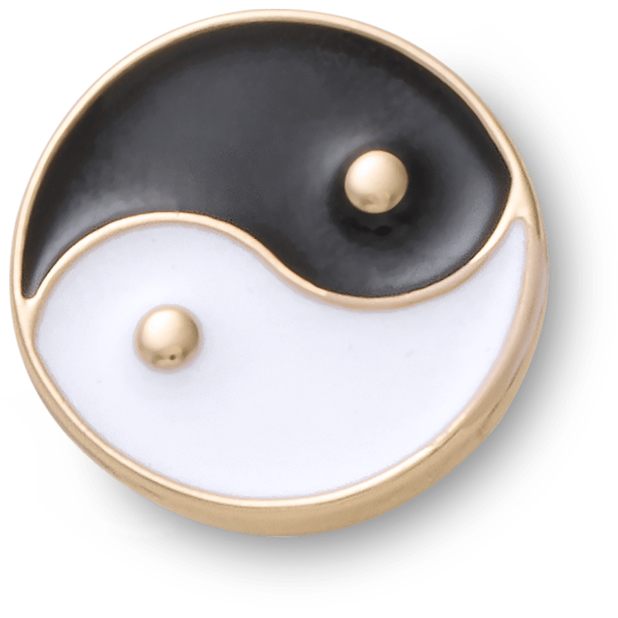 Yin Yang Sandal C Charm - Charm view - Jibbitz Charms