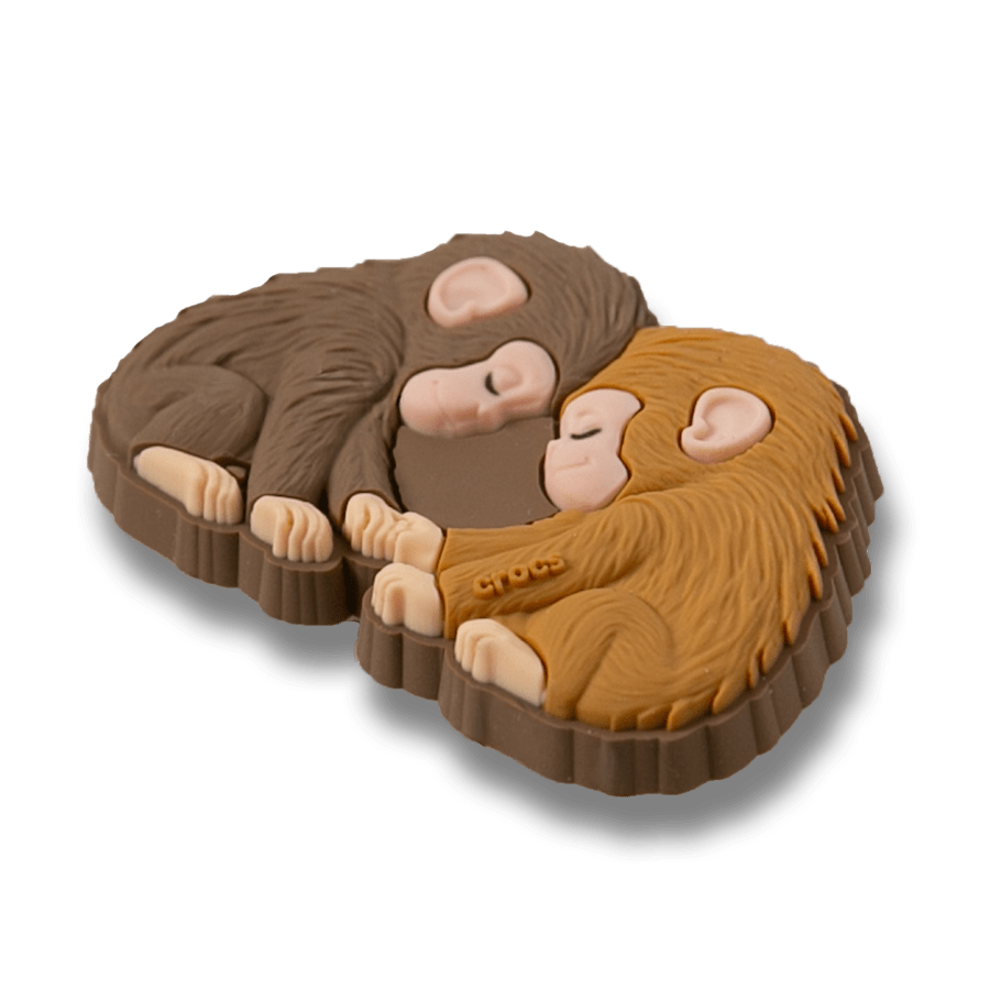 Punch The Monkey and his Bestie - angle personnalisé - Jibbitz Charms