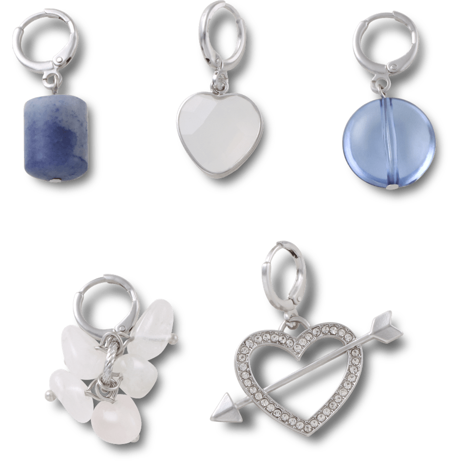 Dreamy Shoe Charm 5 Pack - charm view - Jibbitz Charms