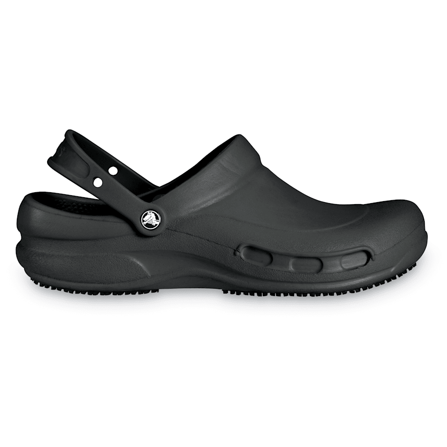 Black Bistro Work Clog - Side - Crocs PFD