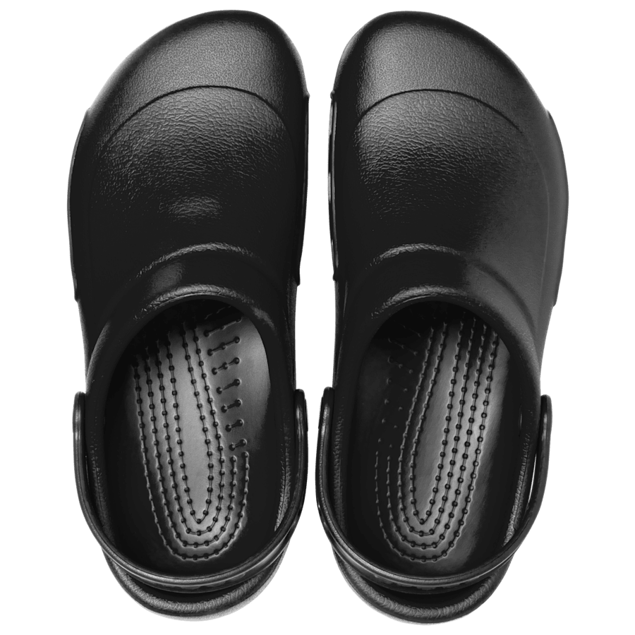 Black Bistro Work Clog - Custom Angle - Crocs PFD