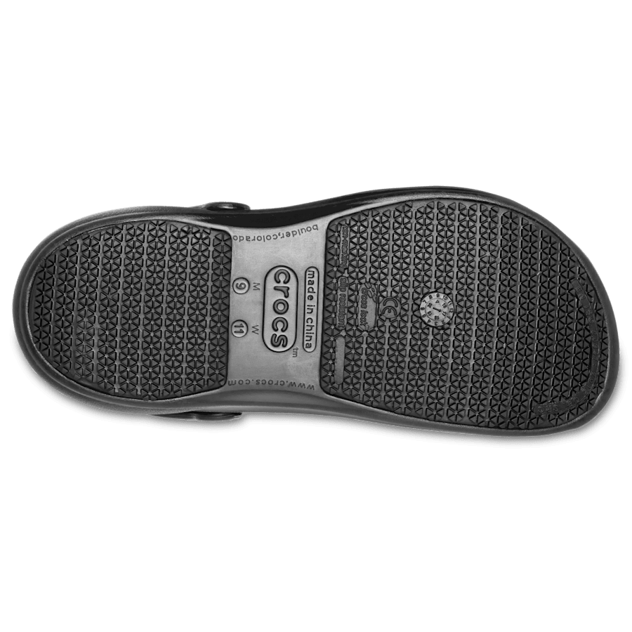 Black Bistro Work Clog - Bottom - Crocs PFD