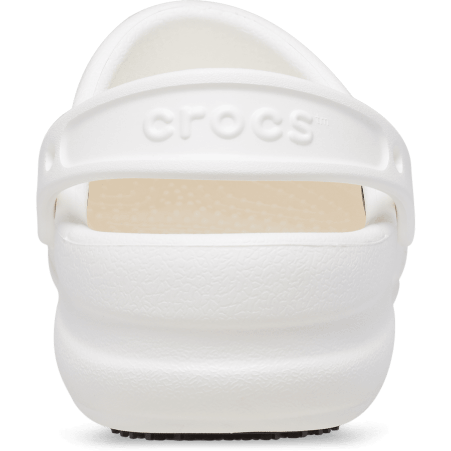 White Bistro Work Clog - Back - Crocs PFD