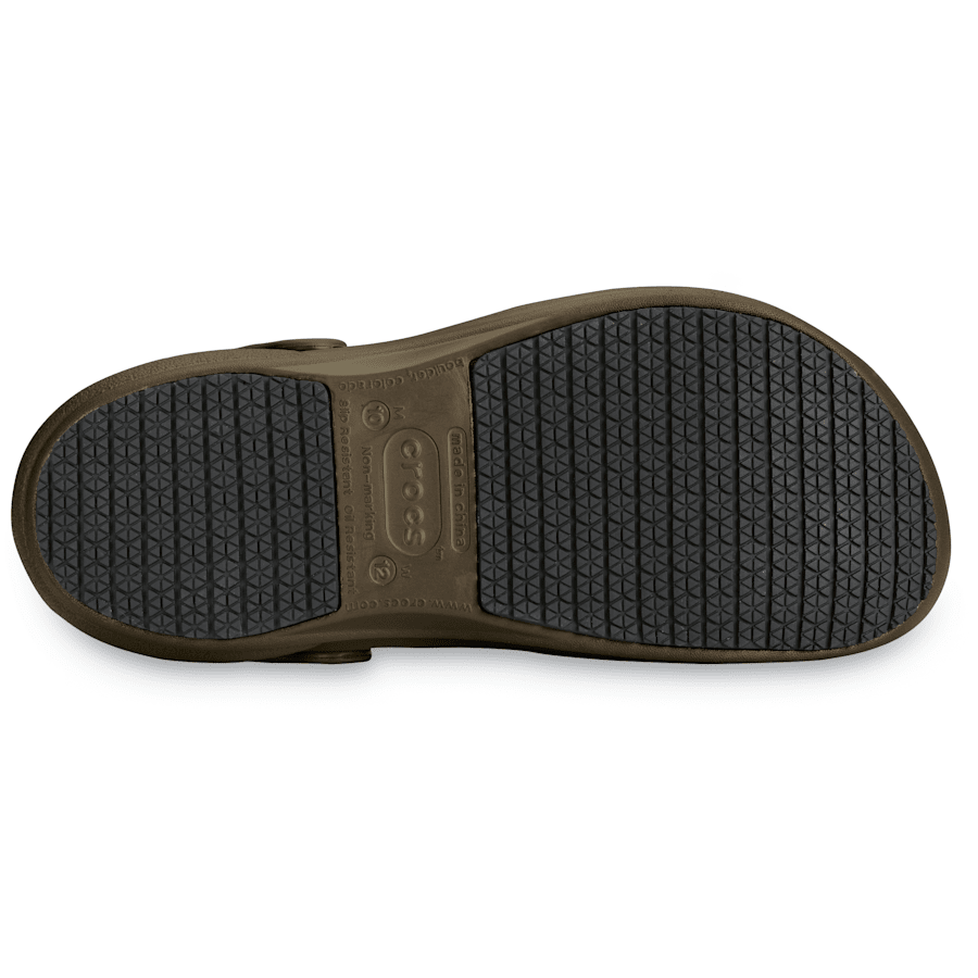 Chocolate Bistro Work Clog - Bottom - Crocs PFD