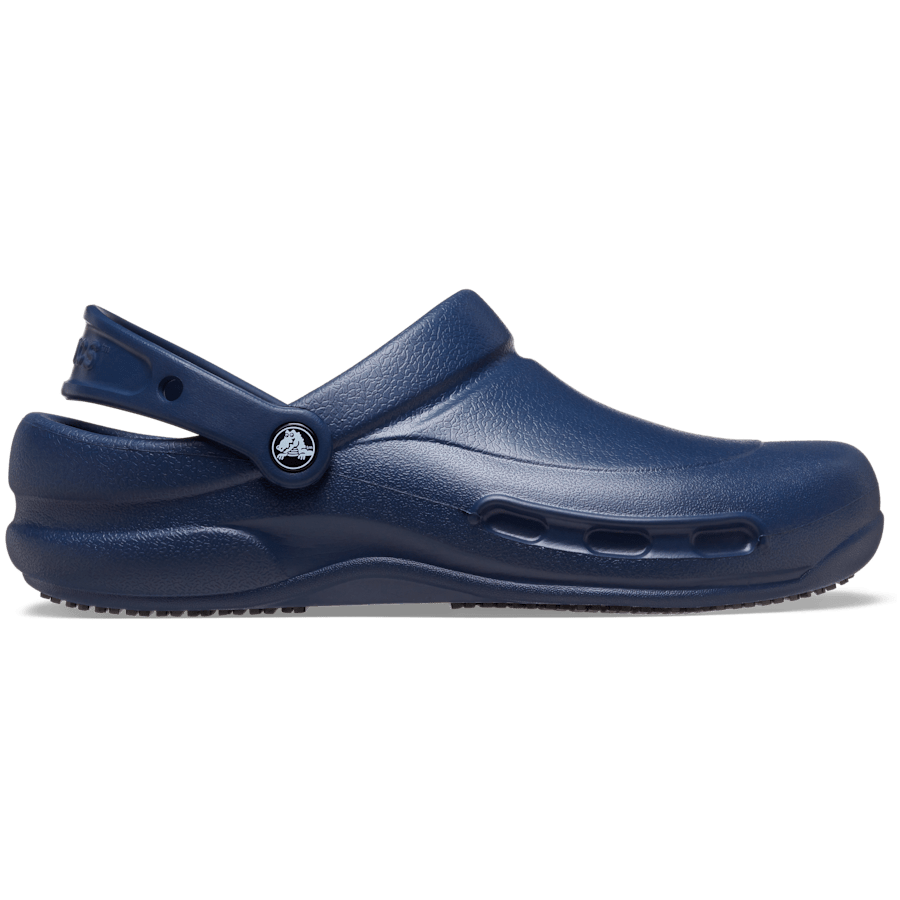 Navy Bistro Work Clog - Side - Crocs PFD