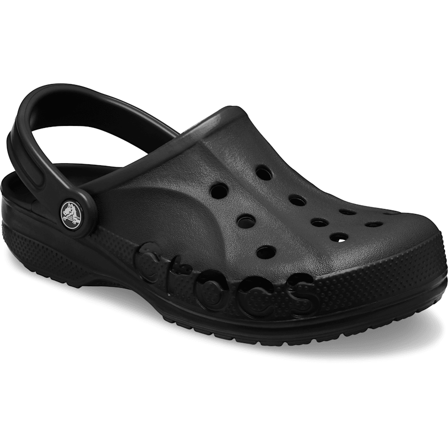 Black Baya Clog - Angle - Crocs