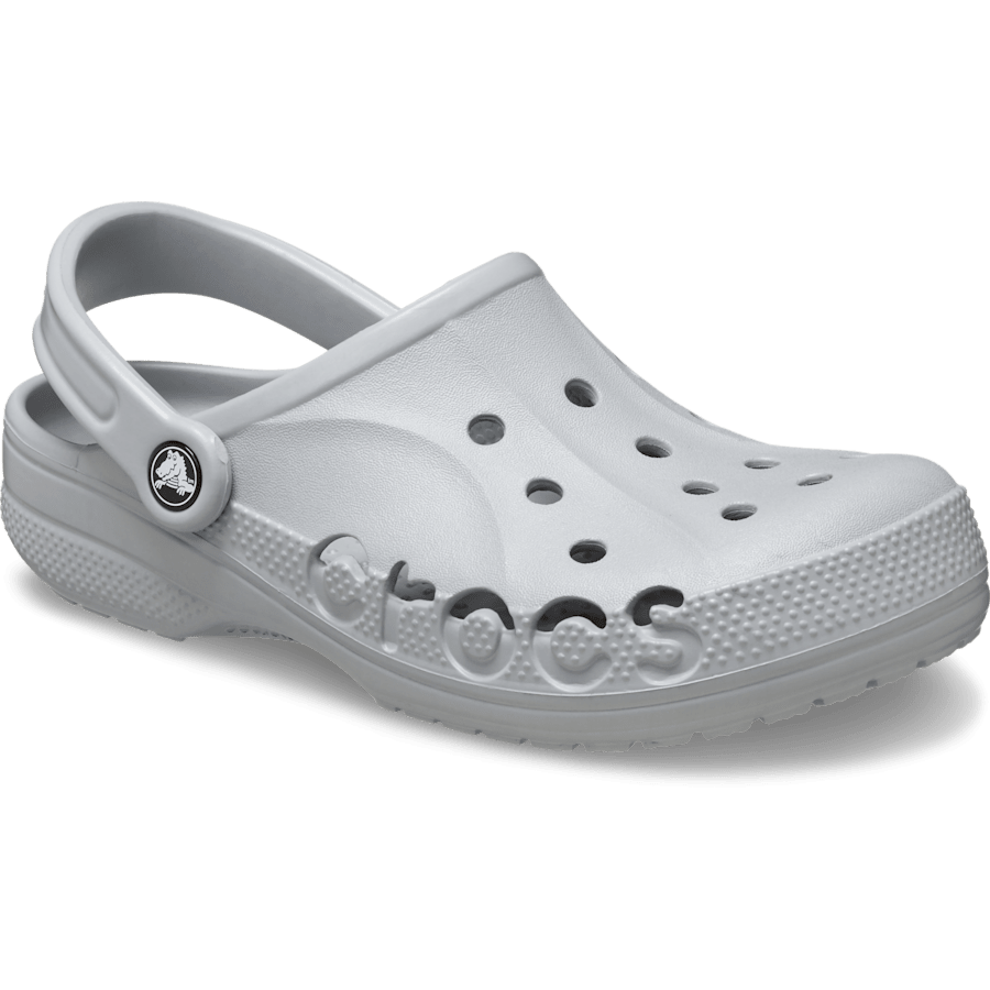 Light Grey Baya Clog - Angle - Crocs