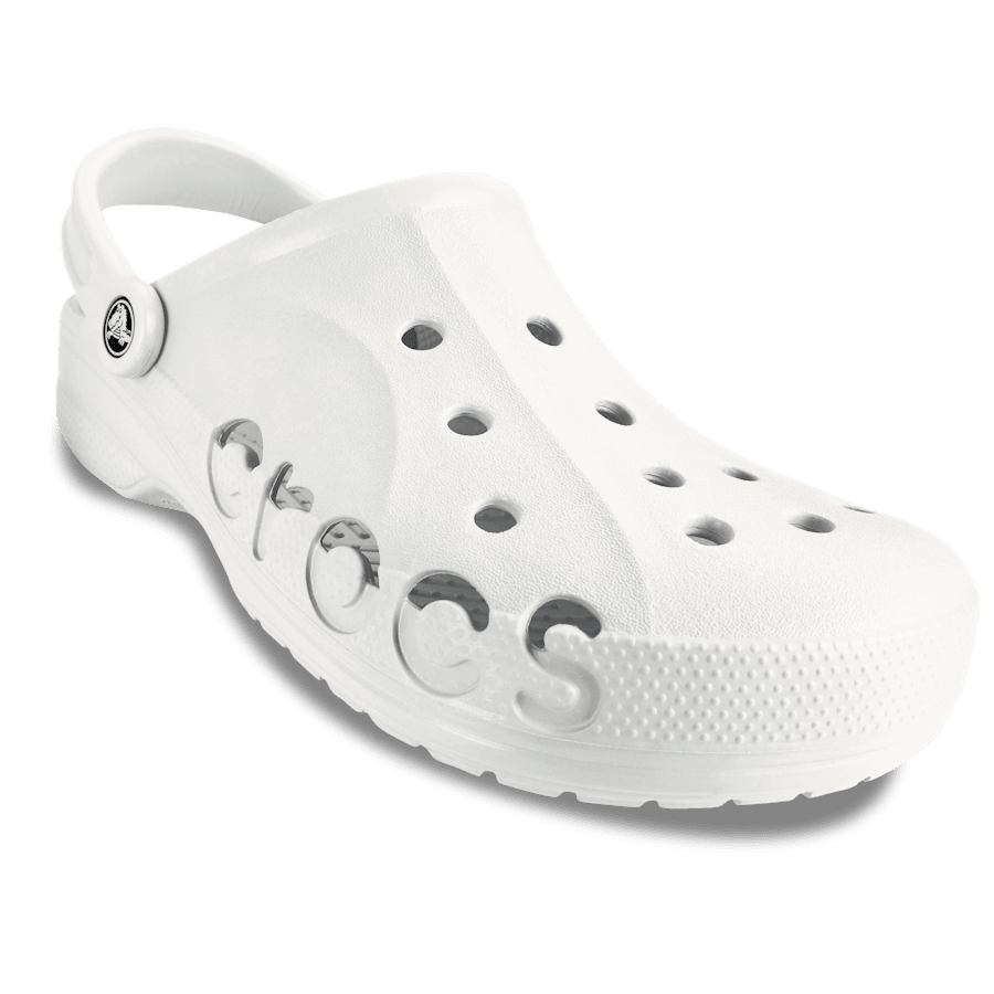 White Baya Clog - Angle - Crocs