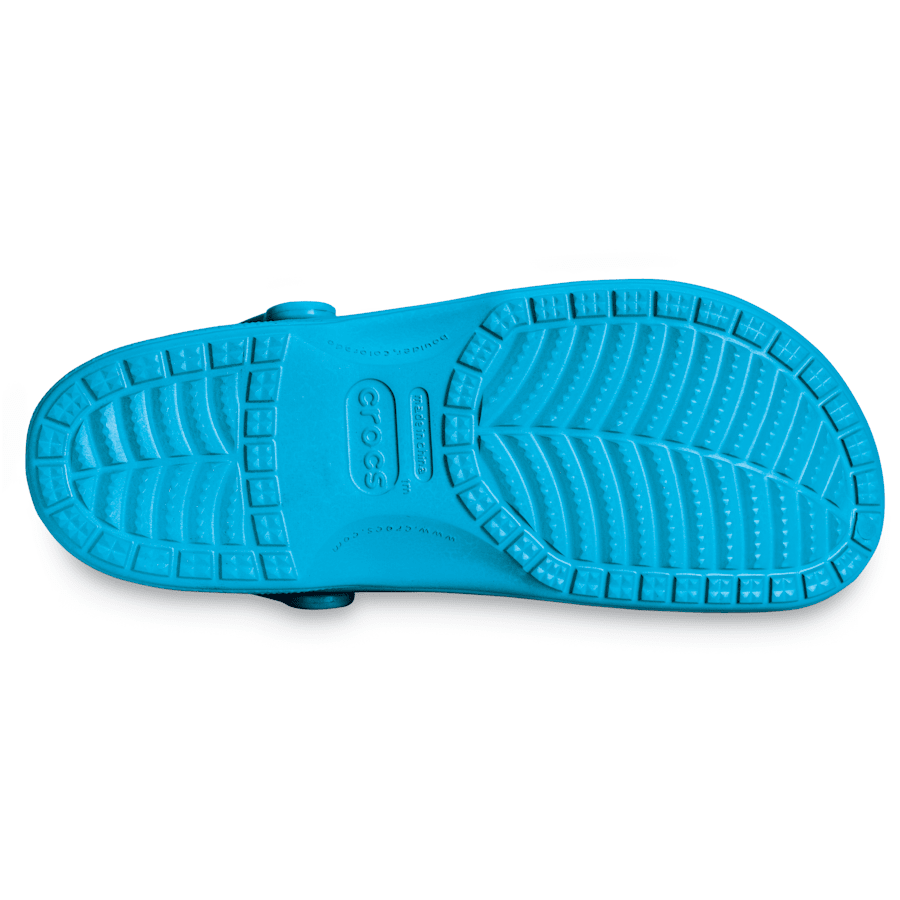 Electric Blue Baya Clog - Bottom - Crocs