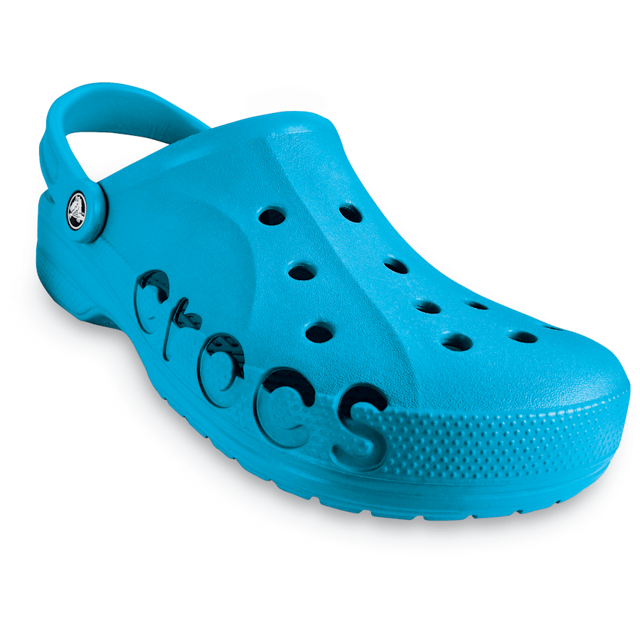 Electric Blue Baya Clog - Angle - Crocs