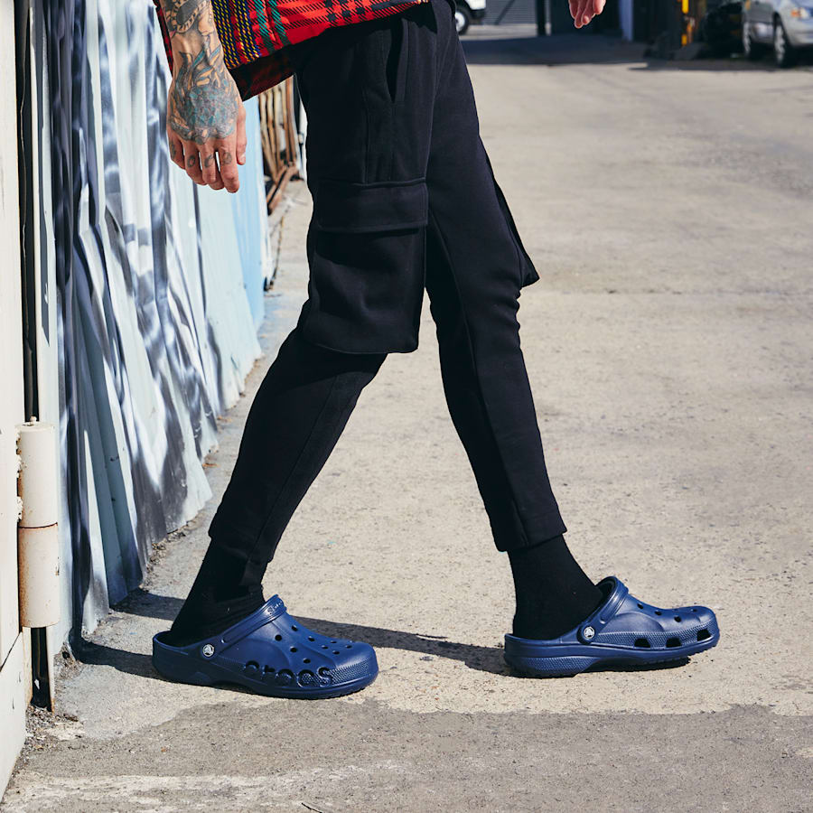 Navy Baya Clog - Bottom - Crocs