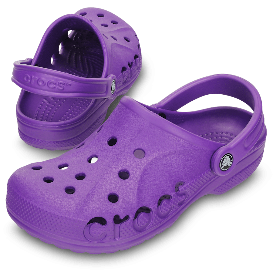 Neon Purple Baya Clog - Pair - Crocs