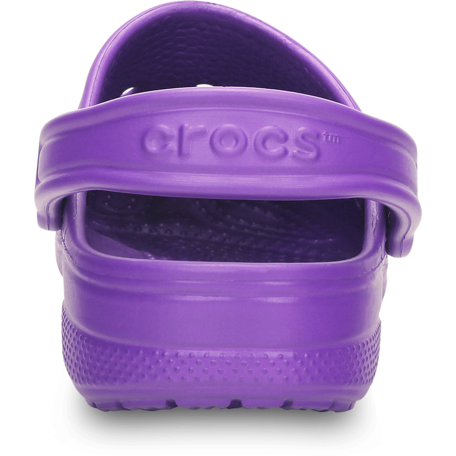 Neon Purple Baya Clog - Back - Crocs