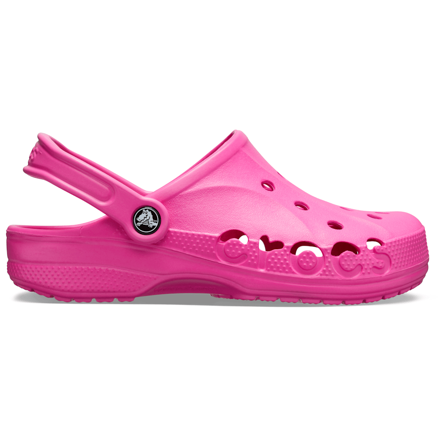 Neon Magenta Baya Clog - Side - Crocs