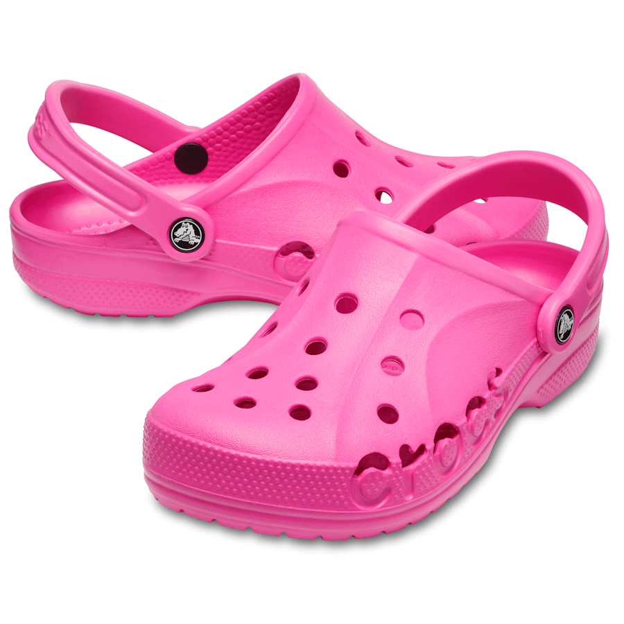 Neon Magenta Baya Clog - Pair - Crocs
