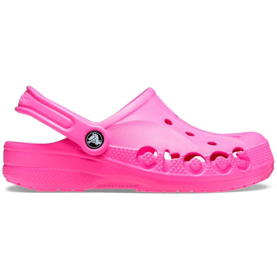 Electric Pink Baya Clog - Side - Crocs