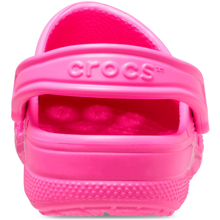 Electric Pink Baya Clog - Back - Crocs