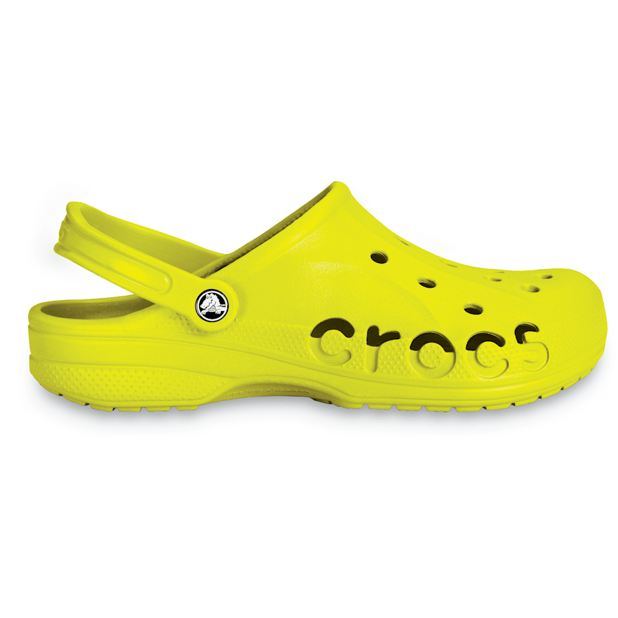 Yellow Baya Clog - Side - Crocs