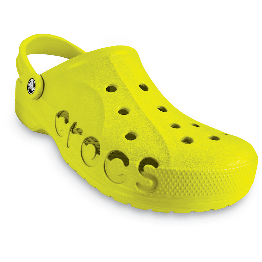 Yellow Baya Clog - Angle - Crocs