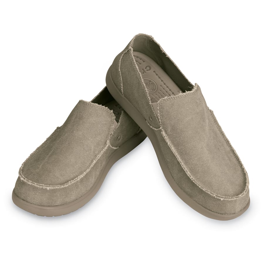 Crocs Men’s Santa Cruz Slip-On — Khaki / Khaki